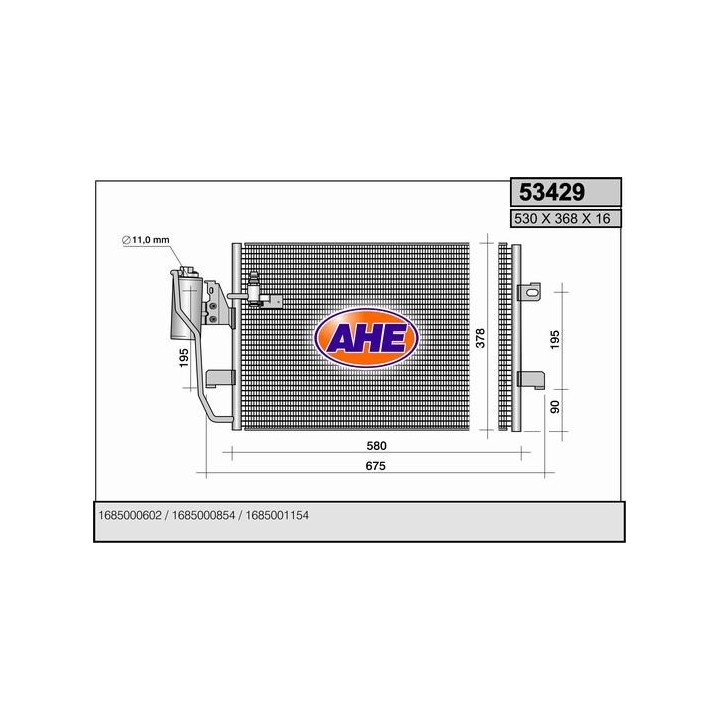 53429  MERCEDES Classe A W168 140 - 160- 160 Cdi - 170 Cd