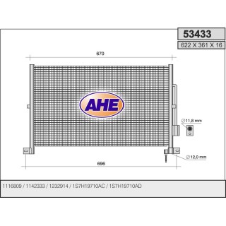 53433  Cond. FORD Mondeo III 00