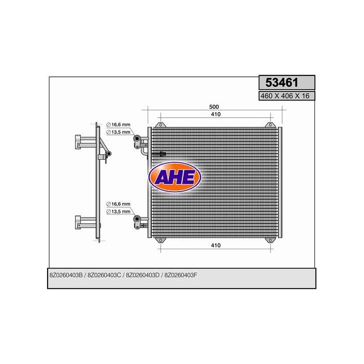 53461  AUDI A2 1.4-1.6 FSI-1.2 Tdi-1.4 Tdi