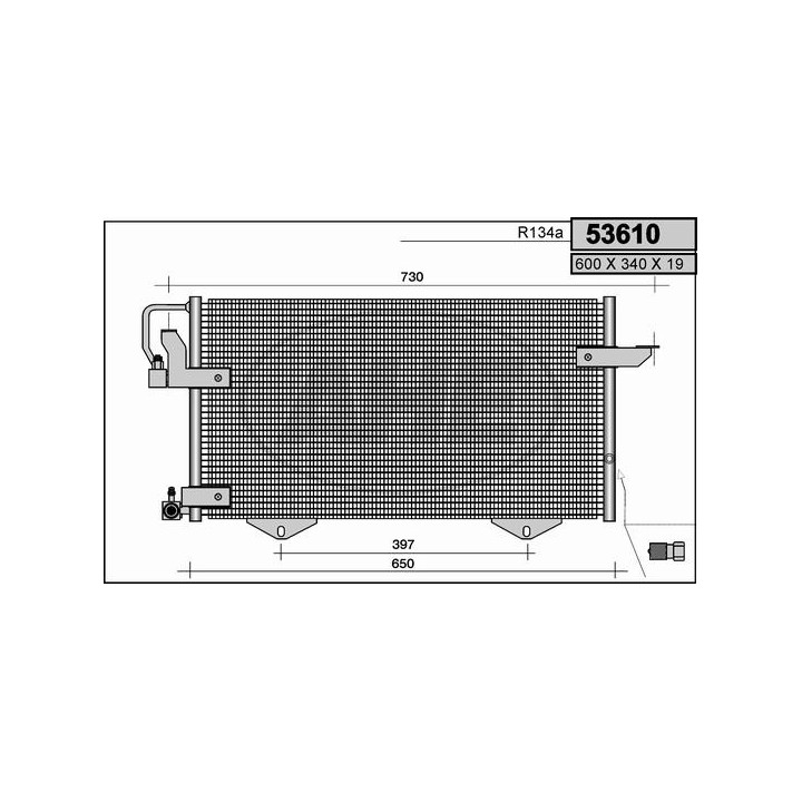 53610  COND AUDI 80 IV / Avant 1.6-2.0 E-2.0 E 16V-2.6 E