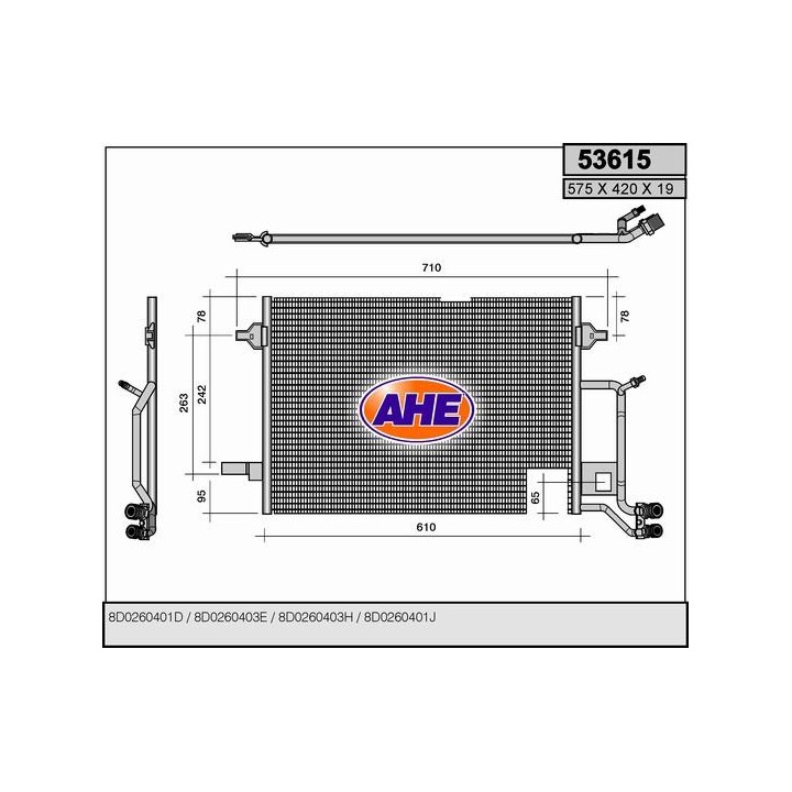 53615  AUDI A4 I 1.6 i-1.8 i 20V-2.4 E 30V-2.6 E-2.8 E 12