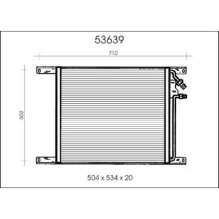 53639  CONDENSER DAF 95