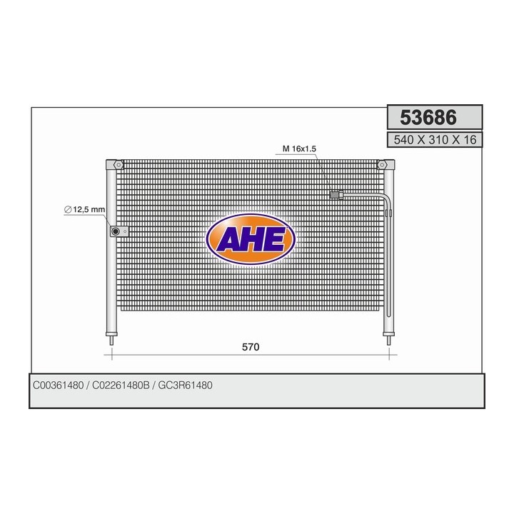 53686  COND MAZDA 626