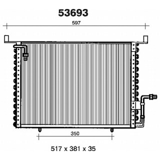 53693  CONDENSER MERCEDES W201