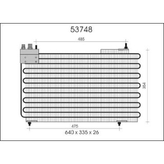 53748  CONDENSADOR CITROEN BX 1.4/1.5/1.6/1.9/82-(640x33