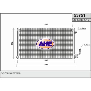 53751  COND CITROËN Saxo 1.1-1.4-1.6/1.6 16V-1.5 D