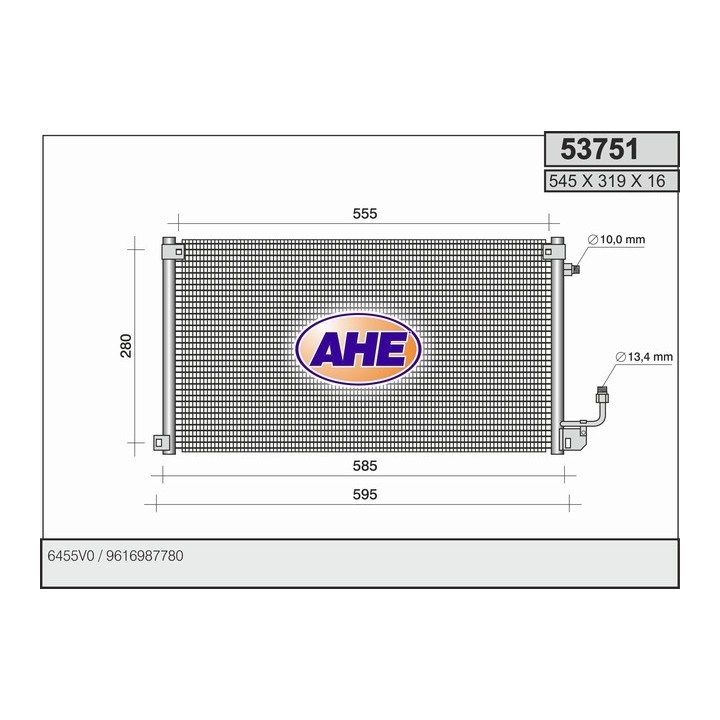 53751  COND CITROËN Saxo 1.1-1.4-1.6/1.6 16V-1.5 D