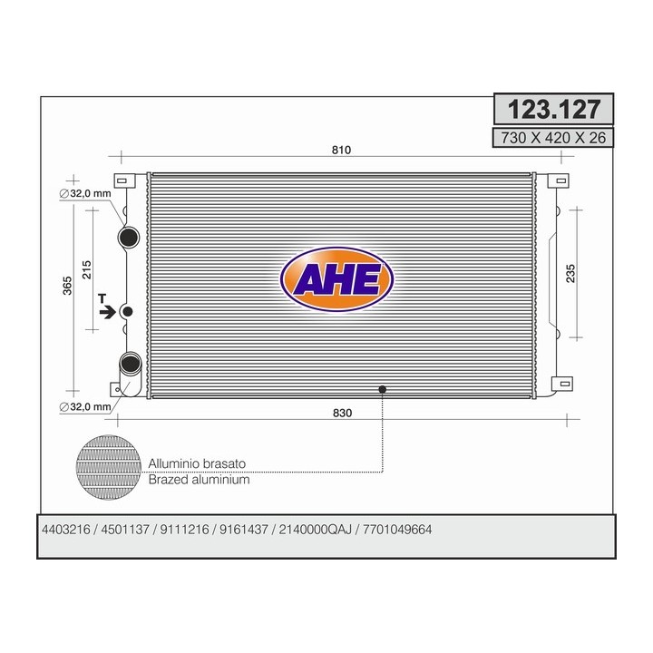 123127  OPEL Movano 2800/3300/3500 1.9-2.2-2.5-2.8 Dti