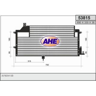 53815  CONDENSER VW PASSAT III
