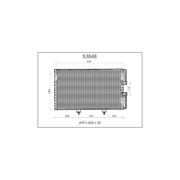 53848  CONDENSER LEXUS