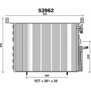 53962  CONDENSER MERCEDES W201