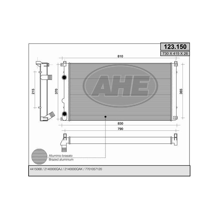 123150  NISSAN Interstar V28 / V33 / V35 1.9 Dci-2.2 Dci-2