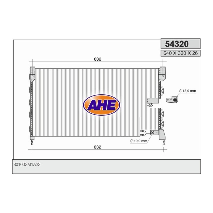 54320  COND HONDA Accord IV