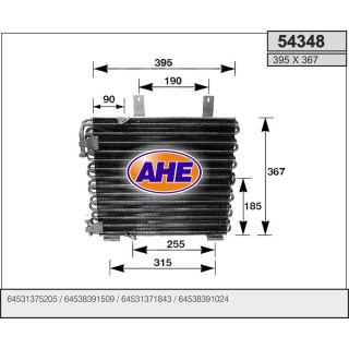 54348  CONDENSER BMW E30