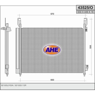 43525/O  COND RENAULT Koleos all   08-