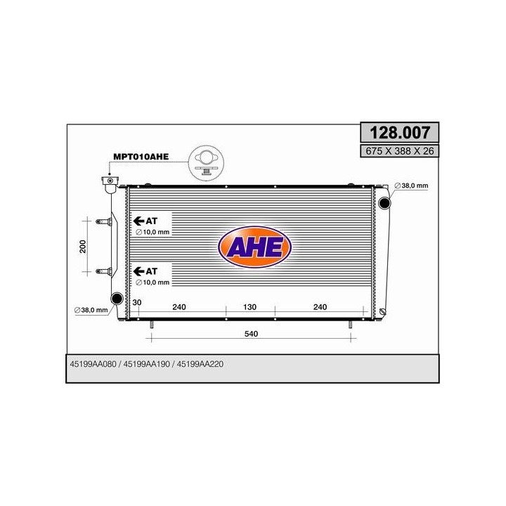 128007  SUBARU Legacy I 1.6-1.8-2.0-2.2