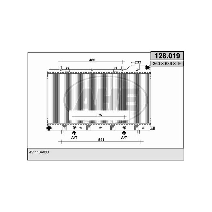 128019  SUBARU Forester 2.0 16V