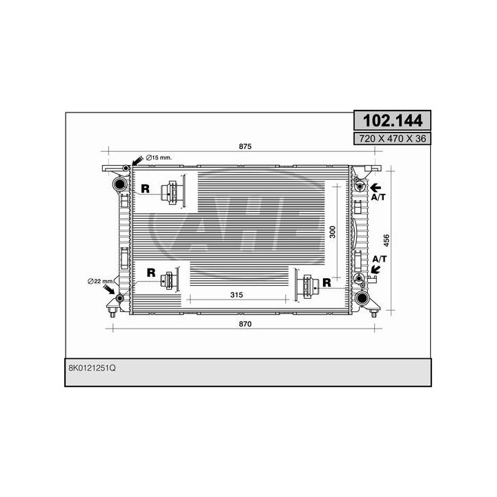 102144  AUDI A4 (8K2) -- 2007