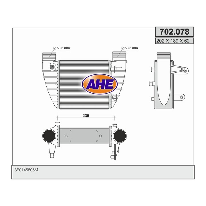 702078  AUDI A4 (8EC) 2.0 TSFI 16V