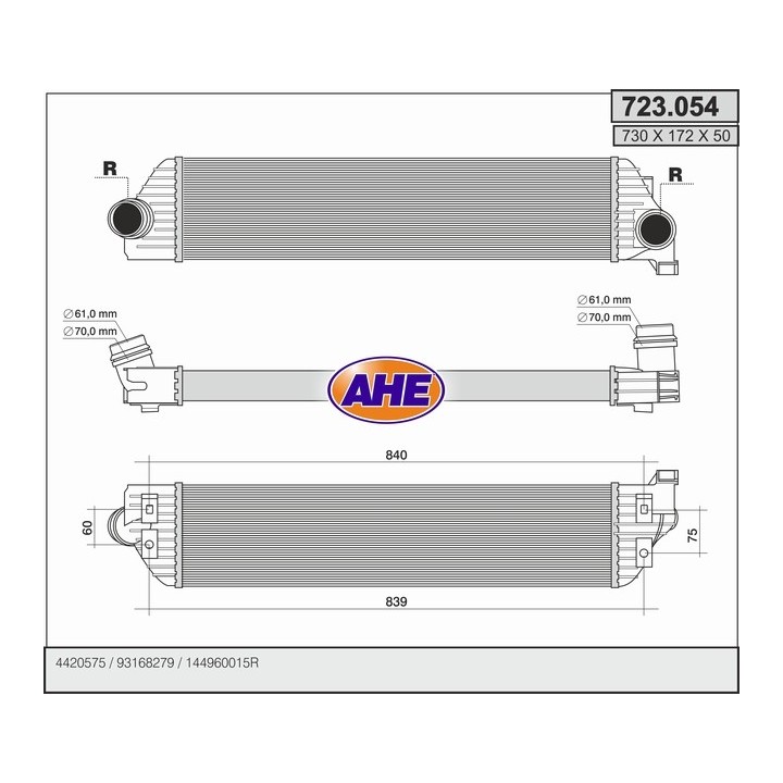 723054  OPEL Movano B 2.3 CDTi / NISSAN NV 400 2.3 CDTi /