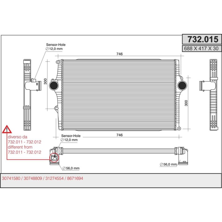 732015  INT VOLVO S60/S70/V70/S80 I/XC70 Mot.Turbobenzina