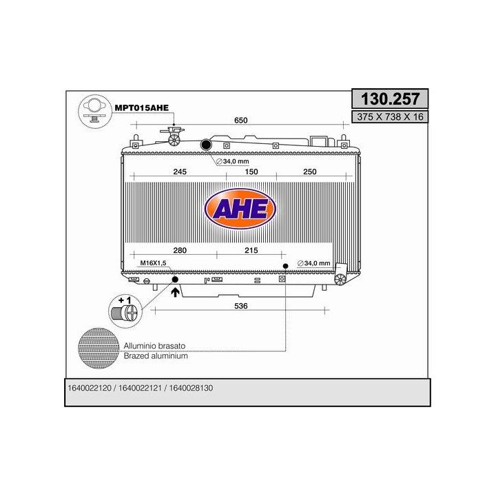 130257  TOYOTA Fun Cruiser / Rav 4 1.8-2.0 16V
