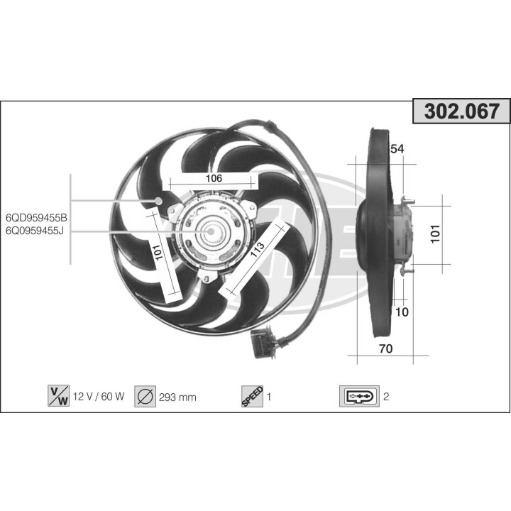 302067  SKODA Fabia 1.2-1.4-1.4 TDI-1.9 SDI/TDI