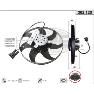 302120  VOLKSWAGEN Transporter IV Furgonato (70XA) 2.5 - 2