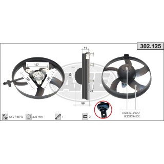 302125  VOLKSWAGEN Polo (6R_)  1.0 i 12V - 1.2 TSi - 1.4 i