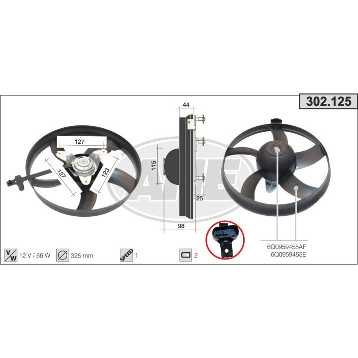 302125  VOLKSWAGEN Polo (6R_)  1.0 i 12V - 1.2 TSi - 1.4 i