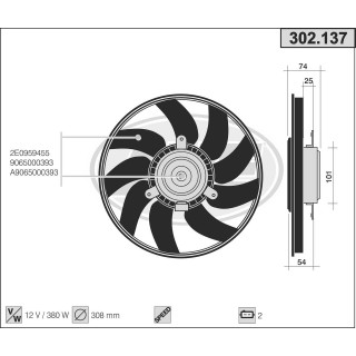 302137  MERCEDES Sprinter / VOLKSWAGEN Crafter  04.06-