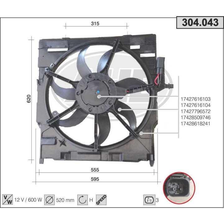 304043  BMW X5  (E70) / X6 (E71, E72) Diesel  08-