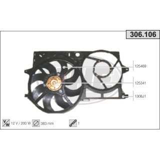 306106  FAN PEUGEOT Expert I (224) 1.9 Diesel